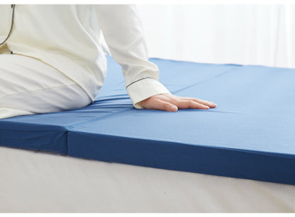 日本製 抗菌 三つ折り バランスマットレス ダブル バランス 中反発 腰かため 硬さふつう 清潔 防臭 防カビ 腰痛 折りたたみ カバー抗菌 国産 折りたたみ(代引不可)