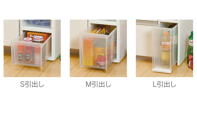 リセ スリムストッカー 幅18cm 引出し6段 S6 日本製 JEJ ジェイイージェイ すき間収納 隙間 収納ボックス 小棚 6段 キャスターつき 収納ケース プラスチック収納 キッチン 洗面所 脱衣所(代引不可)