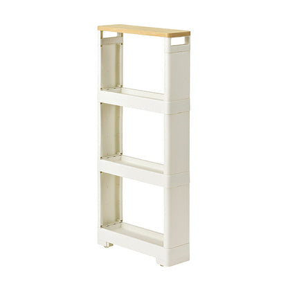 リセ スーパースリムラック 幅12 4段 ノーマル ウッド 隙間収納 すきま収納 日本製 JEJアステージ キッチン ストッカー スリム ランドリー収納 洗面所 キッチン収納(代引不可)