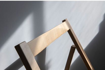 天然木 収納式 折りたたみチェア ゆったり座面 ダイニングチェア 1脚 折り畳み チェア 椅子 イス フォールディングチェア スリム 来客用 リモートワーク 在宅勤務(代引不可)