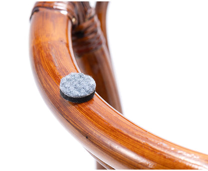 仏前用 ラタン 丸型 クッションスツール 天然籐 金襴座椅子 イス 椅子 チェア ラタンチェア 籐 仏壇 和室 法事 仏前 1脚 コンパクト スツール(代引不可)