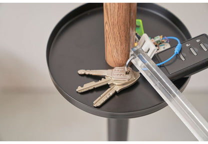 ポールハンガー スリム 棚付き トレー付き 高さ179.5cm 幅28.5cm すき間収納 隙間収納 ハンガーラック おしゃれ 衣類収納 収納家具 北欧 収納 コート掛け 玄関収納(代引不可)