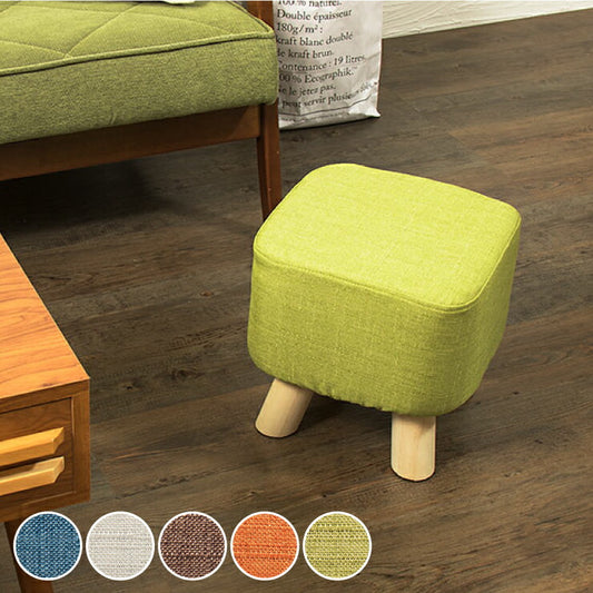 さいころスツール ロータイプ ブルー ブラウン グリーン オレンジ アイボリー カラフル スツール ローチェア 椅子 いす (代引不可)