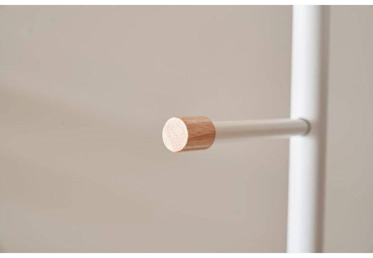 ポールハンガー スリム 高さ176cm 幅30cm ハンガーラック コートハンガー 省スペース おしゃれ 北欧 シンプル モダン スチール 天然木 衣類収納 収納家具 収納 コート掛け 玄関収納(代引不可)