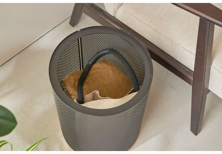 収納スツール 耐荷重100kg スチール×天然木 幅30cm 見えるメッシュ式 サイドテーブル 収納付き スツール 椅子 イス チェア 北欧 モダン おしゃれ(代引不可)