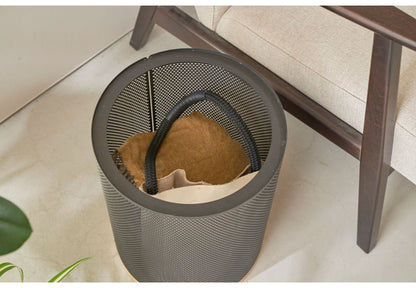 収納スツール 耐荷重100kg スチール×天然木 幅30cm 見えるメッシュ式 サイドテーブル 収納付き スツール 椅子 イス チェア 北欧 モダン おしゃれ(代引不可)