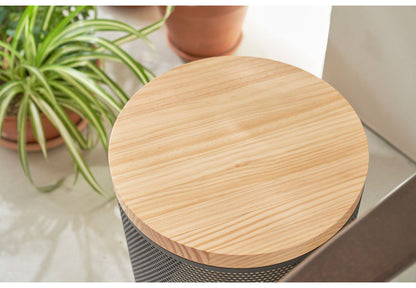 収納スツール 耐荷重100kg スチール×天然木 幅30cm 見えるメッシュ式 サイドテーブル 収納付き スツール 椅子 イス チェア 北欧 モダン おしゃれ(代引不可)