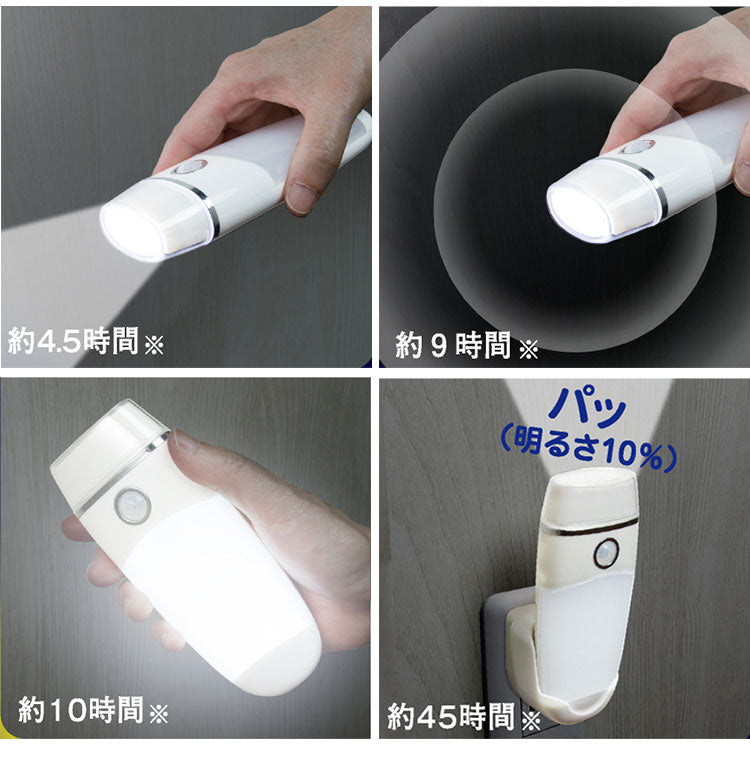 RITEX ライテック ムサシ LED 壁ホタル AL-300 フットライト ナイトライト 非常灯 懐中電灯 自動点灯 LEDライト 災害 停電 防雨 豪雨 大雨 台風 地震 対策 避難 テント センサーライト(代引不可)