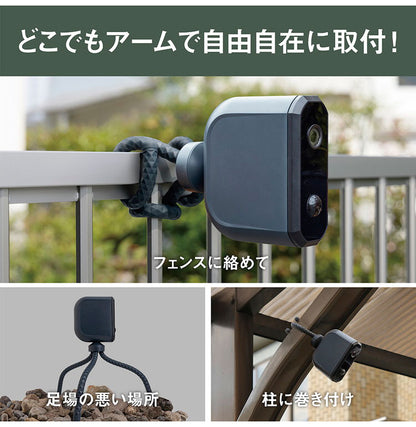 ムサシ 屋外 防犯カメラ 人感センサー RITEX 配線なしセンサーカメラ 暗闇赤外線撮影 動画/静止画 乾電池式どこでもセンサーカメラ C-BT7000 防犯 強盗対策 玄関 ベランダ 物置 防犯グッズ(代引不可)