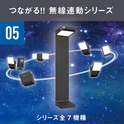 ムサシ RITEX ライテックス ソーラー式無線連動ガーデンセンサーライト 送受信型 W-640 musashi 屋外 防犯ライト 庭 玄関 ガレージ 駐車場 つながる無線連動 最大16台(代引不可)