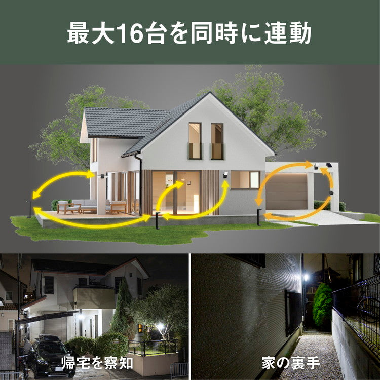 ムサシ RITEX ライテックス 乾電池式無線連動センサー 送信型 W-660 musashi 屋外 防犯ライト 庭 玄関 ガレージ 駐車場 つながる無線連動 最大16台(代引不可)