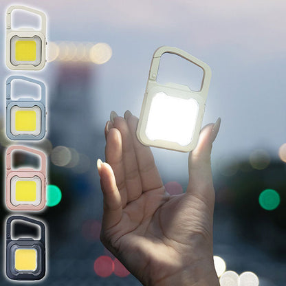 ムサシ 充電式 ぴかり MINI LIGHT 本気の明るさ 大光量ライト600lm USB充電式 雨でも使える IP65防水 パステルカラー ミニライト COBライト ランタン 作業灯 現場 防犯 防災 アウトドア(代引不可)