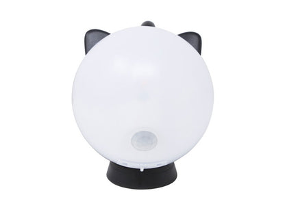 ムサシ 充電式 ねこのライト まんまるねこちゃんセンサーライト 自動点灯 センサー NEKOLIGHT 50lm 吊り下げ フック付き マグネット ランタン 寝室 リビング 玄関 廊下 かわいい 可愛い(代引不可)
