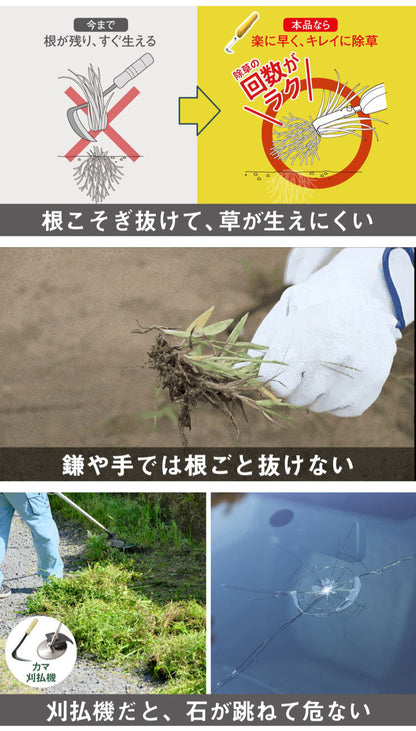 ムサシ 充電式 除草バイブレーター ミニ WE-730 草抜き新時代 根こそぎ抜くから生えづらい 電動草ぬき 草むしり 草取り 草刈り機 除草バイブミニ コードレス ガーデニング 園芸 musashi