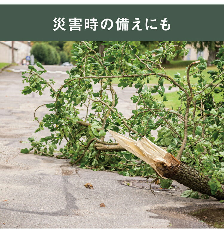 ムサシ 充電式ハンディチェーンソー HCS-6000 コードレス 軽量 パワフル チェーンソー チェンソー 庭 ガーデン 園芸 musashi(代引不可)