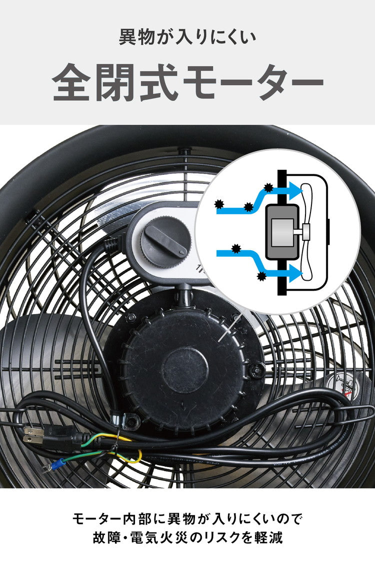 【限定おまけ付き】CAT サーキュレーター 35cm ブラック 壁・床タイプ AC EEMC-14ACBK 大型 強力トルネード 工場扇 扇風機 ファン オールシーズン 換気 循環 壁掛け 黒 おしゃれ (代引不可)
