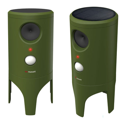 ムサシ ソーラー猫しっし 超音波猫よけ 電池交換不要 置くだけ簡単 ネコしっし ソーラー発電式 センサー式 猫よけ ネコよけ 猫対策 ネコ対策 庭 ガーデン おしゃれ REP-610 musashi