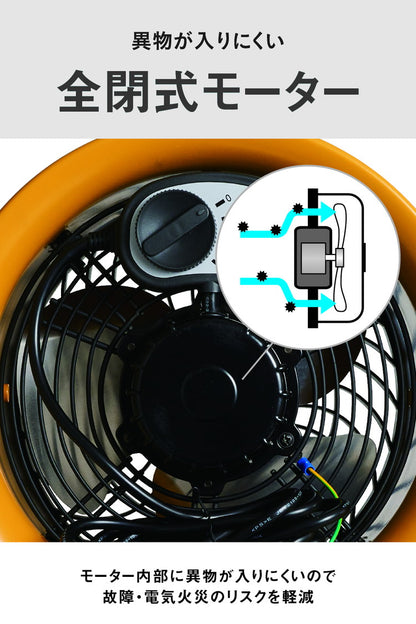 【限定おまけ付き】CAT サーキュレーター 羽根22cm 風量4段階 360度回転 工業扇風機 工場扇 送風機 扇風機 壁・床タイプ HVD-9AC 業務用 工業用 壁掛け 床置き ファン 換気(代引不可)