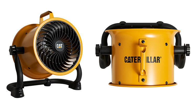 【限定おまけ付き】CAT サーキュレーター 羽根22cm 風量4段階 360度回転 工業扇風機 工場扇 送風機 扇風機 壁・床タイプ HVD-9AC 業務用 工業用 壁掛け 床置き ファン 換気(代引不可)