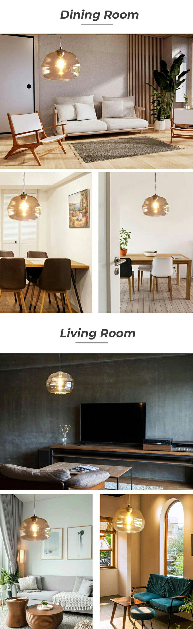 EGLO ペンダントライト ガラス おしゃれ 北欧 ダイニング 照明 キッチン ダクトレール LED 電球対応 照明器具 間接照明 天井照明 EGLO DOGATO 32.8cm アンバー 204424J 電球別売(代引不可)