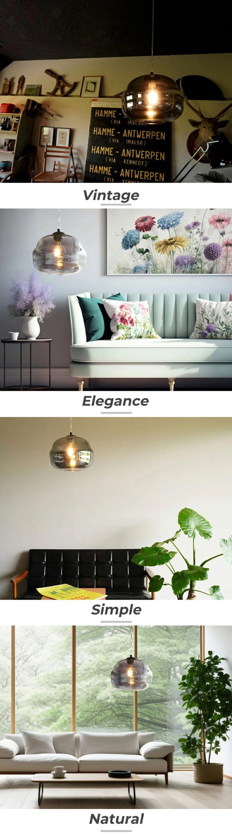 EGLO ペンダントライト ガラス おしゃれ 北欧 ダイニング 照明 キッチン ダクトレール LED 電球対応 照明器具 間接照明 天井照明 EGLO DOGATO 32.8cm ブラック 204425J 電球別売(代引不可)