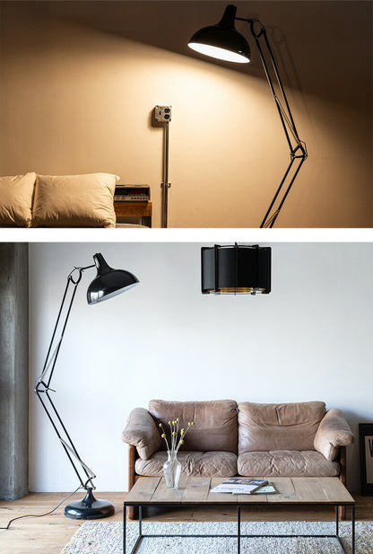 EGLO フロアライト スタンドライト おしゃれ 北欧 間接照明 フロアスタンド 寝室 リビング フロアランプ アンティーク LED インテリア 照明 EGLO BORGILLIO ブラック 黒 204566J 電球別売(代引不可)