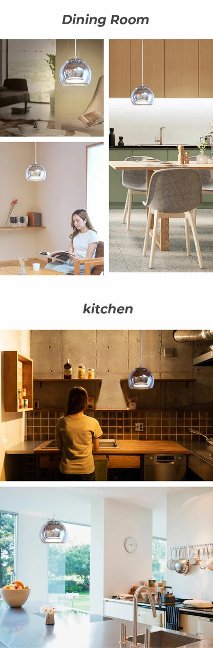 EGLO ペンダントライト ガラス おしゃれ 北欧 ダイニング 照明 キッチン ダクトレール LED 電球対応 照明器具 間接照明 天井照明 EGLO ROCAMAR CHROME 205566J 電球別売(代引不可)