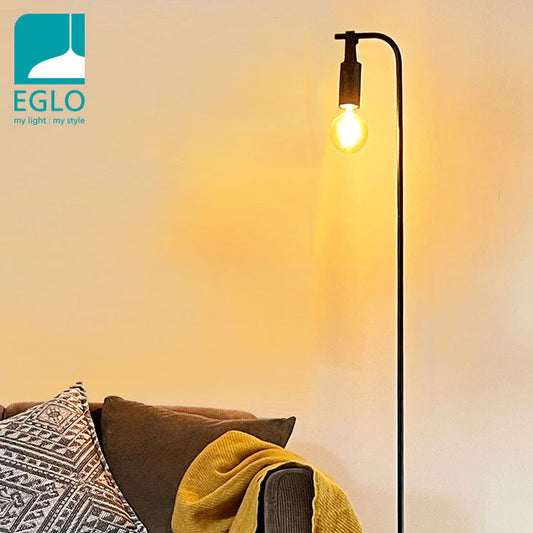 EGLO フロアライト スタンドライト おしゃれ 北欧 間接照明 フロアスタンド 寝室 リビング フロアランプ アンティーク LED インテリア 照明 EGLO APRICALE 205944J 電球別売(代引不可)