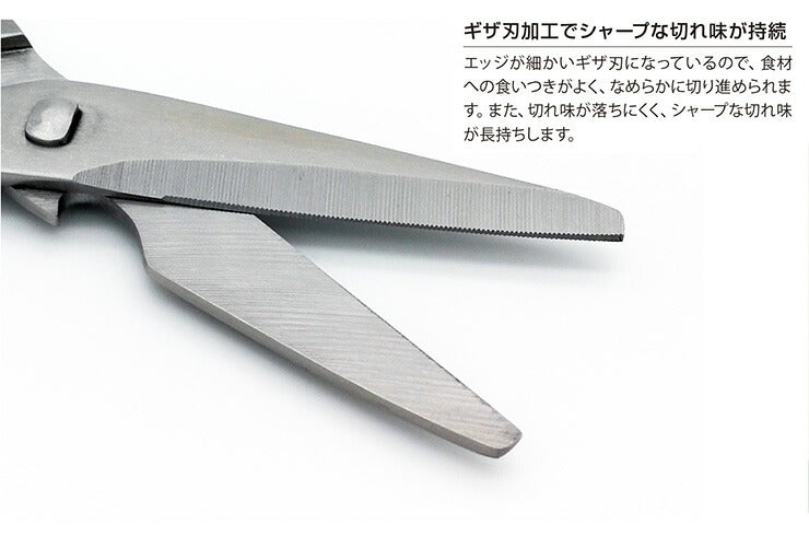 富士カトラリー 富士印 オールステンレス キッチンバサミ セパレート式 分解可能 はさみ 調理ばさみ ハサミ(代引不可)