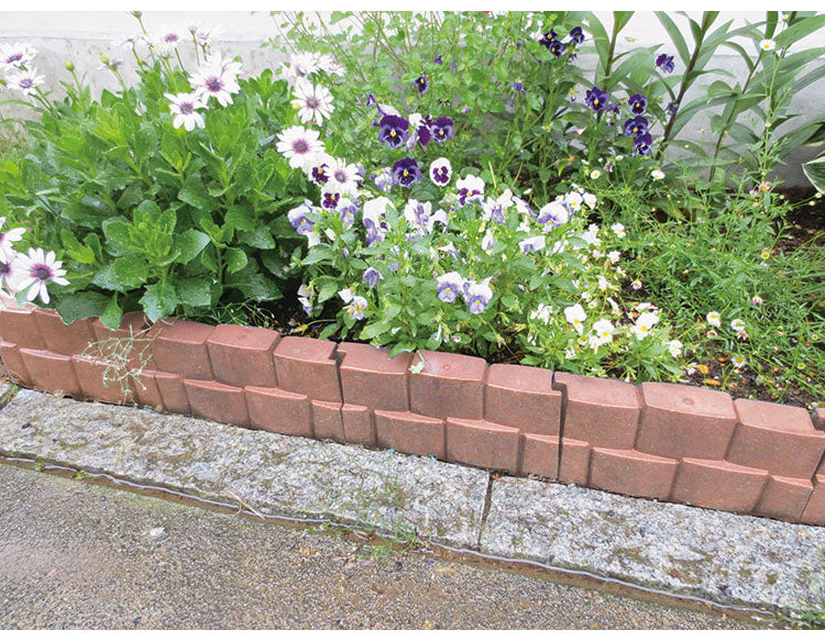 グリーンパル 日本製 樹脂製フェンス 10個組 差込むだけで簡単設置 柵っと ガーデニング 園芸 花壇 囲い 土留め ブロック 仕切り お庭の縁取り フェンス 柵(代引不可)