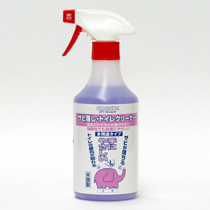 スペースショット サビ落し トイレクリーナー 500CC クリーナー 塗るだけ 錆 尿石 尿石落とし トイレ洗剤 サビ落とし 錆 サビ(代引不可)