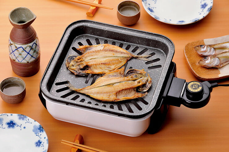 日本製 コンパクトグリルちょこちょこ焼きコンパクトグリル ホットプレート電気コンロ焼肉プレート日本製 卓上電気コンロ(代引不可)