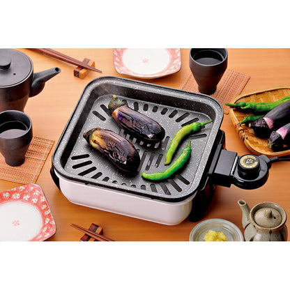 日本製 コンパクトグリルちょこちょこ焼きコンパクトグリル ホットプレート電気コンロ焼肉プレート日本製 卓上電気コンロ(代引不可)