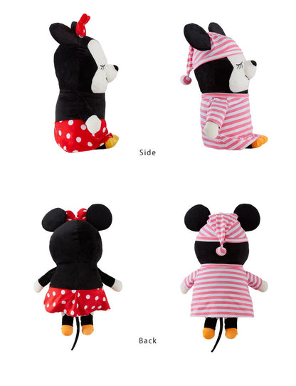 Disney ディズニー きせかえ パジャマ 添い寝枕 50×30cm ミッキー ミニー 添い寝 抱き枕 ピロー ぬいぐるみ(代引不可)