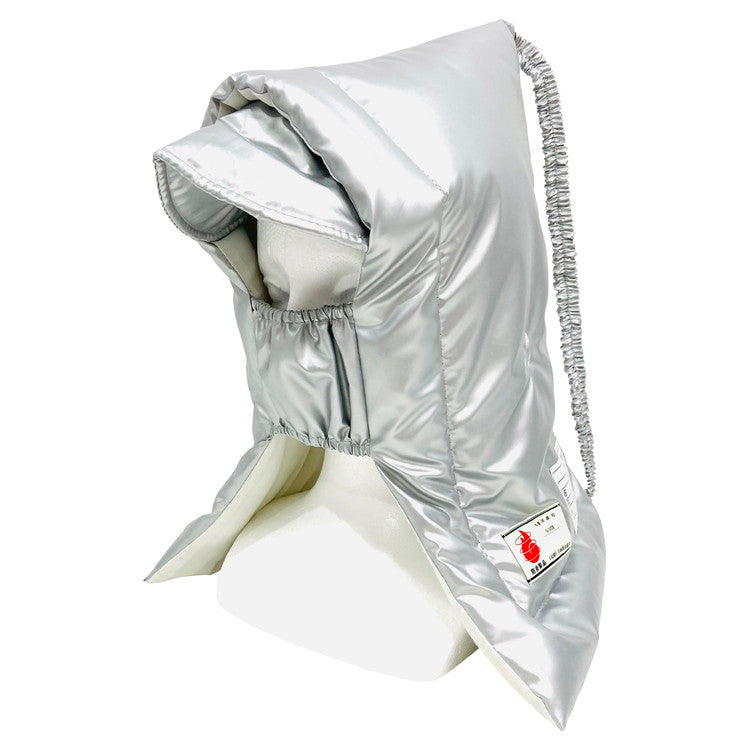 防災ずきん 防災頭巾 耳穴付き アルミ 小学校 低学年 高学年 小学生 大人用 防災 防災用品 防災グッズ 避難 災害 防災クッション 男の子 女の子 キッズ 日本防炎協会認定品 正規品 ツバ付き 名札付き(代引不可)