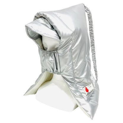 防災ずきん 防災頭巾 耳穴付き アルミ 小学校 低学年 高学年 小学生 大人用 防災 防災用品 防災グッズ 避難 災害 防災クッション 男の子 女の子 キッズ 日本防炎協会認定品 正規品 ツバ付き 名札付き(代引不可)