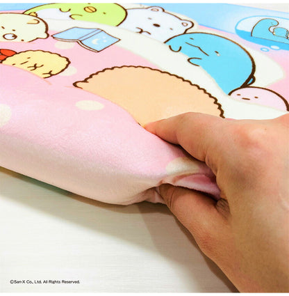 ジュニアソフト低反発まくら すみっコぐらし 35×25cm 低めの枕 高さ5cm 洗える枕カバー まくらカバー 子供 子ども ギフト プレゼント キッズ かわいい キャラクター(代引不可)