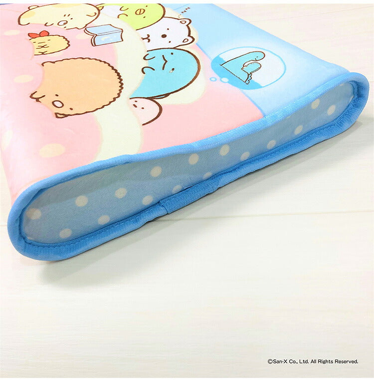 ジュニアソフト低反発まくら すみっコぐらし 35×25cm 低めの枕 高さ5cm 洗える枕カバー まくらカバー 子供 子ども ギフト プレゼント キッズ かわいい キャラクター(代引不可)