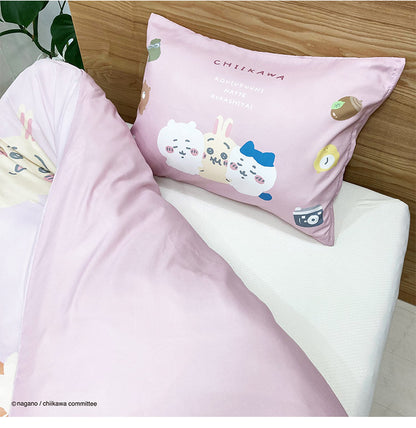 ちいかわ 布団カバー 2点セット 掛け布団カバー 枕カバー ちいかわ ハチワレ ウサギ まくらカバー 寝具 キャラクター 可愛い かわいい(代引不可)