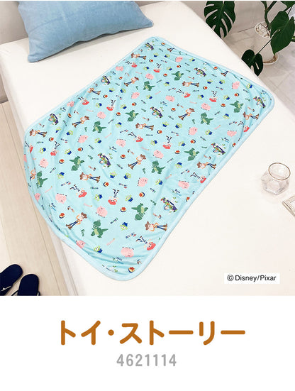 ディズニー 接触冷感 クールブランケット アリエル トイ・ストーリー 夏用 ケット 肌掛け 冷感 節電対策 夏 暑さ対策 Disney(代引不可)