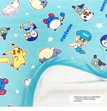 ポケモン 接触冷感 クールブランケット ピカチュウ ポッチャマ クワッス ミジュマル タマザラシ マリル ユキハミ 夏用 ケット 肌掛け 冷感 節電対策 夏 暑さ対策 ポケットモンスター(代引不可)