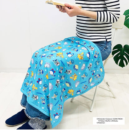ポケモン 接触冷感 クールブランケット ピカチュウ ポッチャマ クワッス ミジュマル タマザラシ マリル ユキハミ 夏用 ケット 肌掛け 冷感 節電対策 夏 暑さ対策 ポケットモンスター(代引不可)