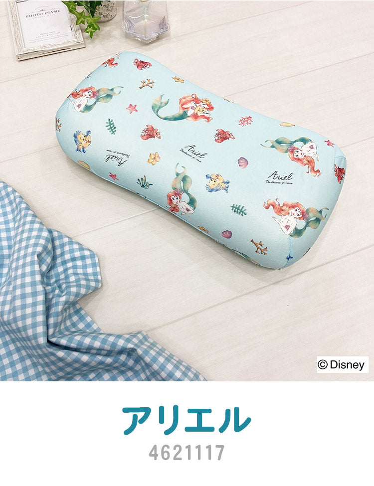 ディズニー 接触冷感 クールリラックスピロー アリエル トイ・ストーリー まくら 枕 ミニクッション 冷感 節電対策 夏 暑さ対策 Disney(代引不可)