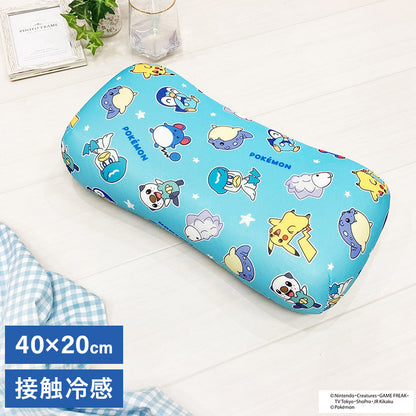 ポケモン 接触冷感 クールリラックスピロー ピカチュウ ポッチャマ クワッス ミジュマル タマザラシ マリル ユキハミ 枕 ミニクッション 冷感 節電対策 夏 暑さ対策 ポケットモンスター(代引不可)