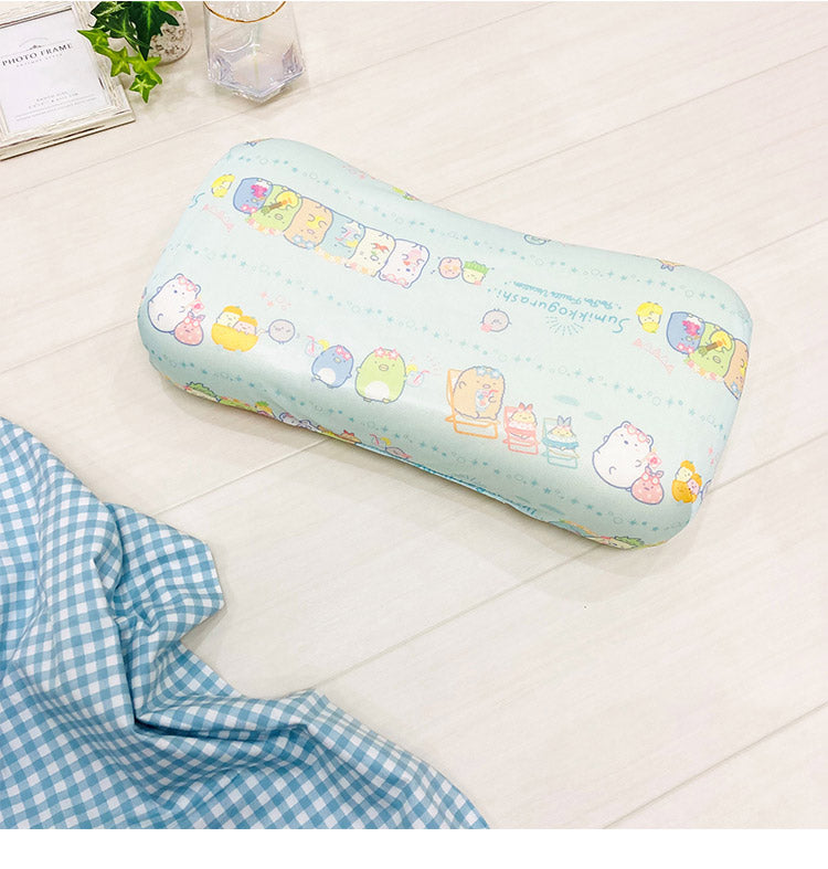 すみっコぐらし 接触冷感 クールリラックスピロー 枕 ミニクッション 腰当て 冷感 節電対策 夏 暑さ対策 サンエックス(代引不可)