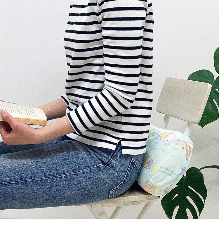 すみっコぐらし 接触冷感 クールリラックスピロー 枕 ミニクッション 腰当て 冷感 節電対策 夏 暑さ対策 サンエックス(代引不可)