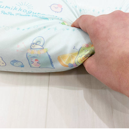 すみっコぐらし 接触冷感 クールリラックスピロー 枕 ミニクッション 腰当て 冷感 節電対策 夏 暑さ対策 サンエックス(代引不可)