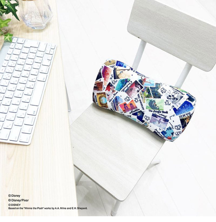 ディズニー 100周年デザイン ミニリラックスピロー スタンプ 切手デザイン ミニクッション 腰当て 大人用 子供用 兼用 D100 Disney(代引不可)