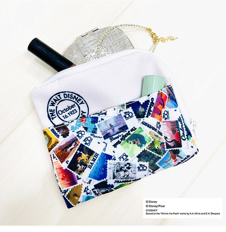 ディズニー 100周年デザイン 小物ポーチ ティッシュポーチ スタンプ 小物入れ 大人用 子供用 兼用 D100 Disney(代引不可)