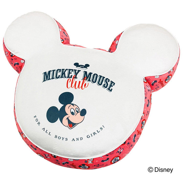 ディズニー 100周年デザイン ミツマルミッキー ダイカットクッション ミッキーマウスクラブ ミニクッション 腰当て 大人用 子供用 兼用 D100 Disney(代引不可)
